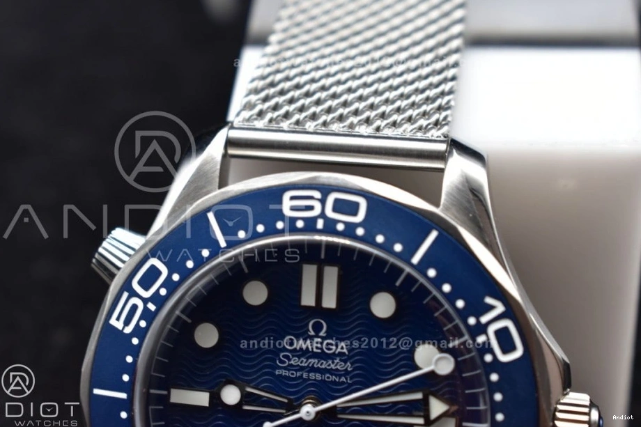 Bracelet Best anniversary VSF 42mm 300M James Bond 60th Mesh Edition A8806 on Seamaster 0102